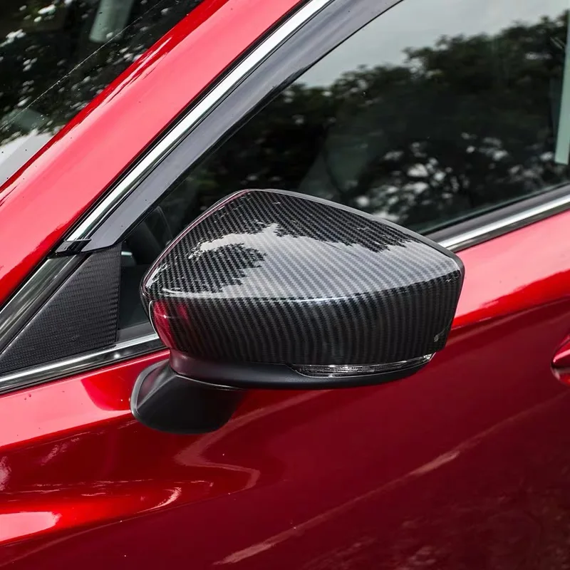 Для Mazda ATENZA 2020 2 шт. углеродное волокно ABS Автомобильная Боковая дверь зеркало