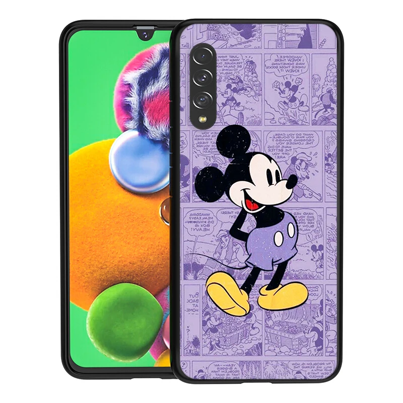 

Mickey Mouse cartoon cute for Samsung Galaxy A90 A80 A70 A60 A50 A40 A20 A2Core A10 M31 M21 M60 M40 M30 Black Phone Case