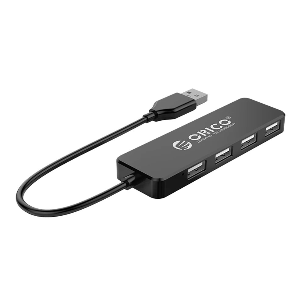 

4 Port High Speed USB 2.0 Hub OTG Adapter Portable Multi USB Port 4 Port Hub USB Splitter for Laptop Desktop Computer