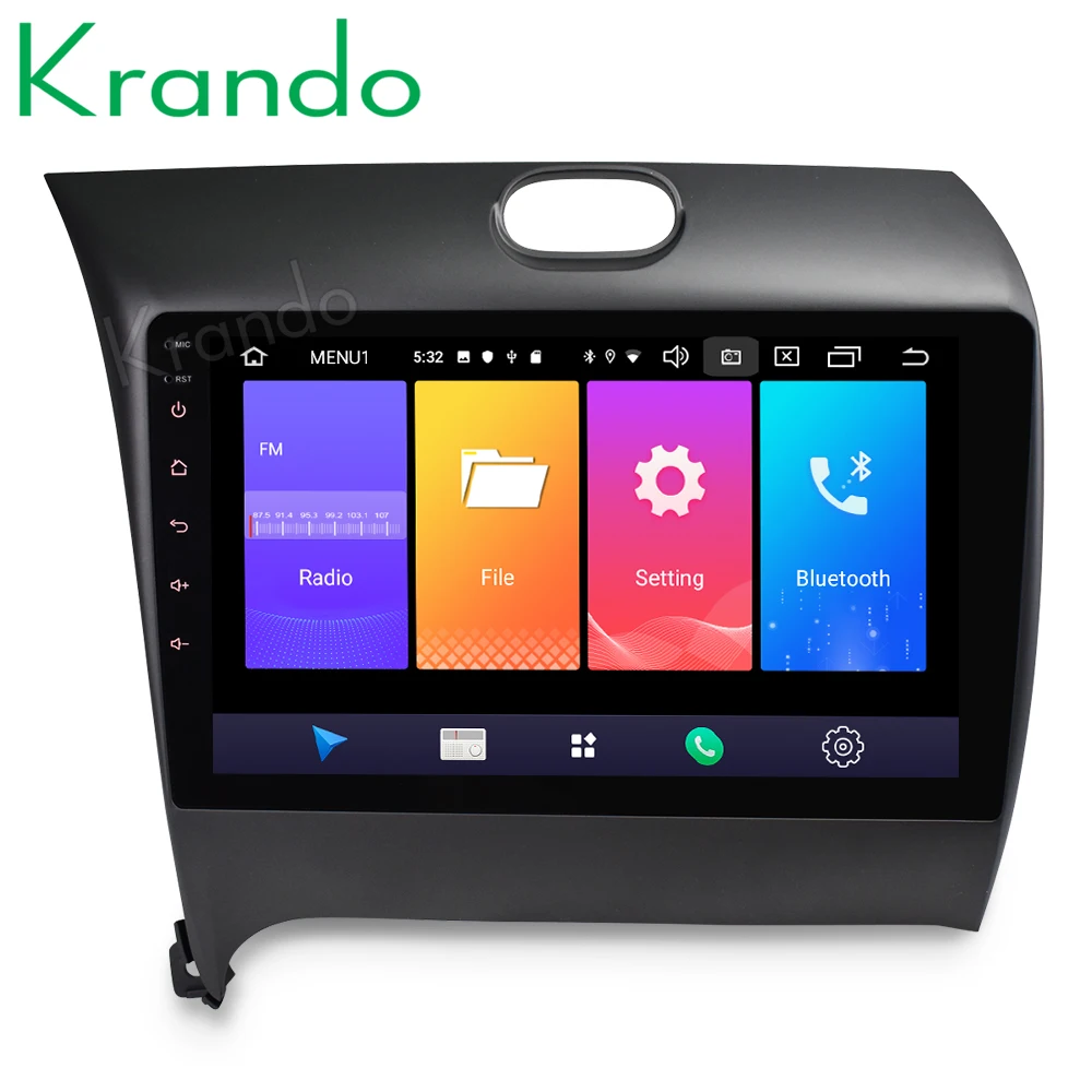 Автомобильный мультимедийный плеер Krando Android 9 0 10 1 дюйма IPS сенсорный экран для KIA