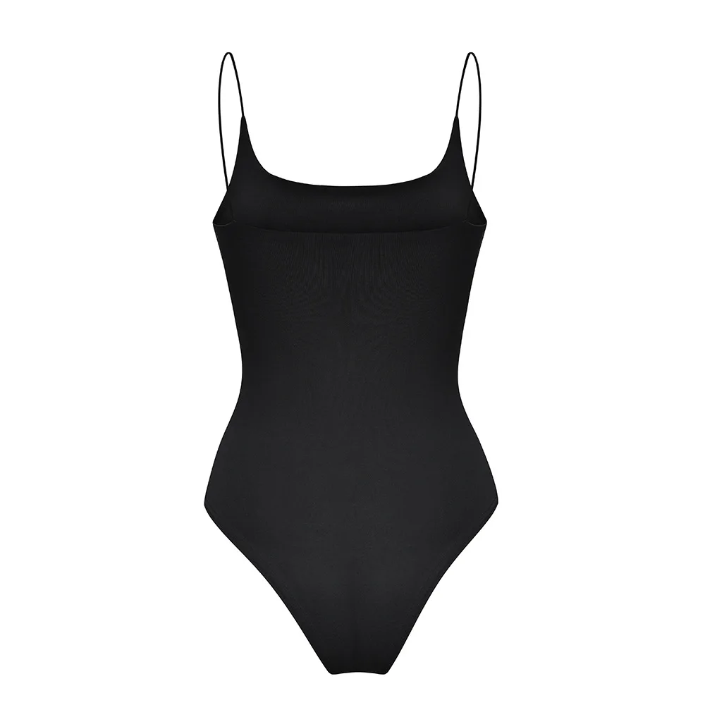 

Bodysuit Women Sexy 2021 New Black White Bodys Top Slim Fit Sleeveless Jumpsuit Romper Y2K Ladies Fashion Summer Clothes Femme