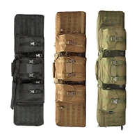47 inch rifle gun bag case backpack double rifle airsoft bag for m4a1 ar15 outdoor shooting carrying bag hunting accessories