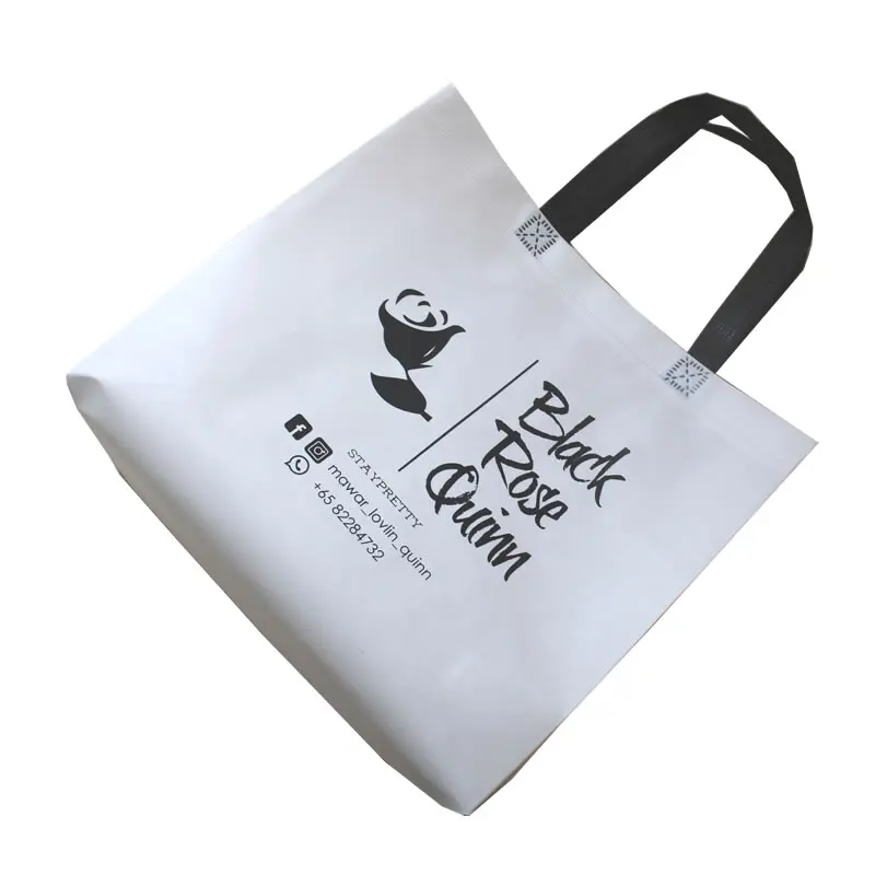 

Нетканые сумки с индивидуальным принтом логотипа на подарочной ручке