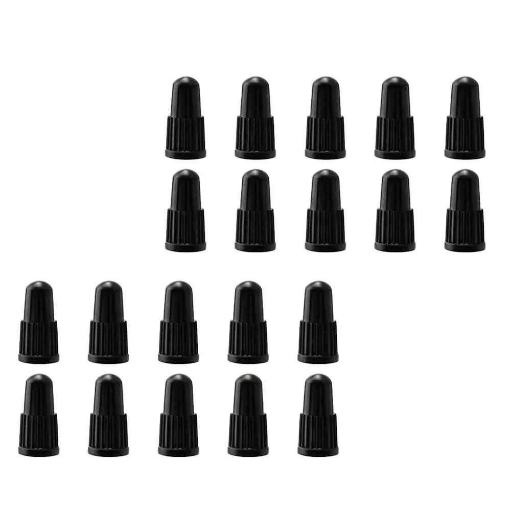 

40Pcs Bike Tire Caps Tire Covers Road Bicycles Accessories (Black)
