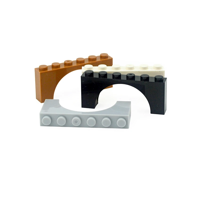 Кубики MOC Arch Bridge кирпичи 1x6x2 толстая верхняя часть с усиленными нижними блоками