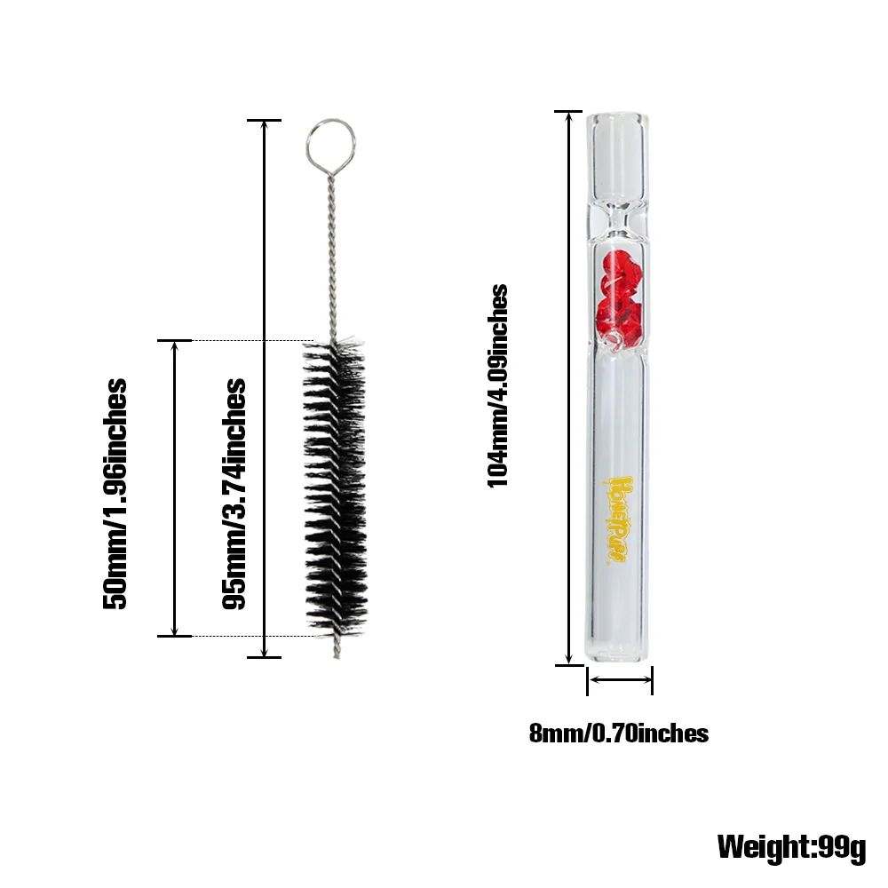 Наборы дыма honeyспонж 3 шт. боросиликатное стекло один хит трубка бита +