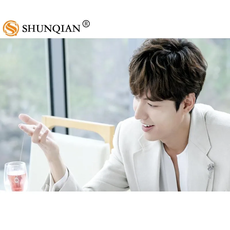 Плакат ли мин. Хо с фотографией тканевый настенный плакат принтом атласный на