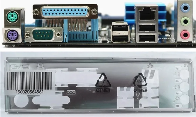 Новая задняя панель I/O для материнской платы M4N68T M2N68 SE LE V2 | Компьютеры и офис