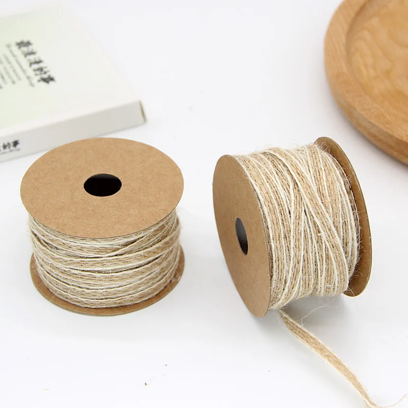 10m Natural Jute Twine Rope Hemp Twisted Cord Macrame String Party Wedding Gift Wrapping Cords DIY Craft Handmade Decoration | Дом и сад