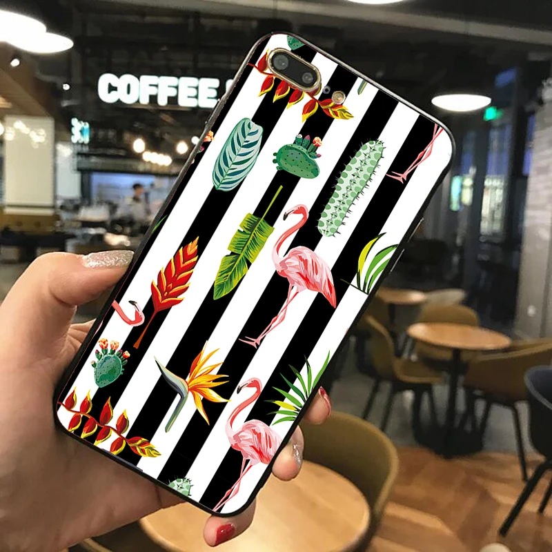 Новый чехол для телефона iPhone X 7 8 6 Plus XS XR с фламинго 5S 6S Мягкая силиконовая задняя