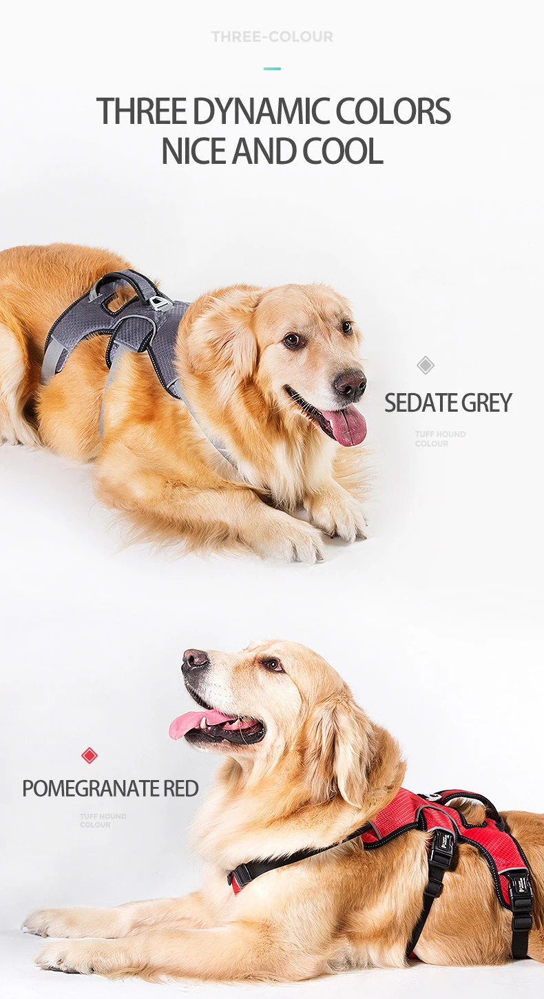 Tuff Hound K9 товары для домашних животных собаки жгут синий/красный/серый Жилет Жгут для средних/больших собак не тянет грудь жгуты