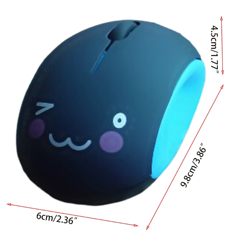 

Wireless Silent Cartoon Mice 1200 DPI Portable Notebook Mouse for Home Office
