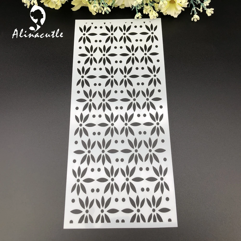 Лист Slimline ПЭТ трафареты для краски раскраска скрапбукинга тиснильный альбом