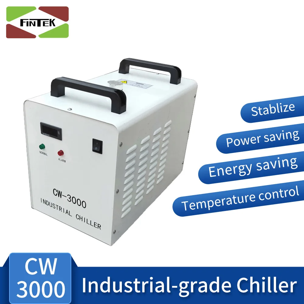S&A CW3000 Industrial Water Chiller for CO2 Laser Engraving Cutting Machine Cooling 60W 80W Laser Tube DG110V AG220V