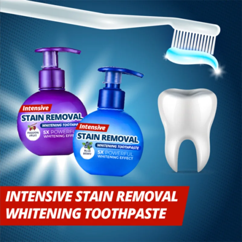 

Intensive Stain Remover Whitening Toothpaste Anti Bleeding Gums for Brushing Teeth DSS899