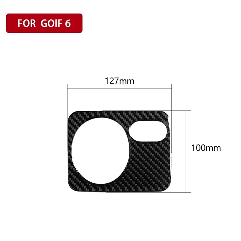 

Auto Headlight Switch Decorative Frame Sticker Car Interior Modification Accessories for Golf 6 MK6 Scirocco