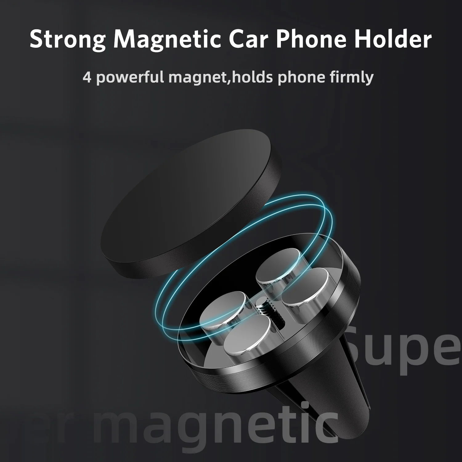 uigo super magnetic car phone holder mobile phone mount for iphone 12 11 samsung xiaomi huawei air vent clip smartphones stand free global shipping
