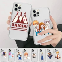 fruits basket japan anime phone case for iphone 13 12 mini 11 pro xs max xr x 8 7 6 6s plus 5s cover