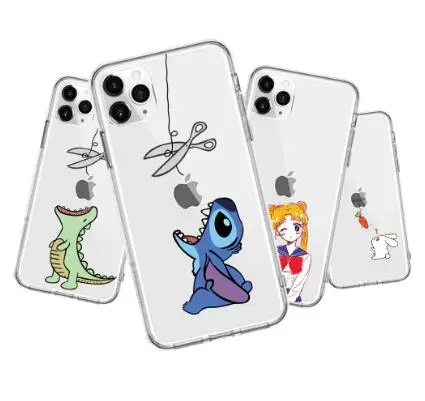 Мягкий силиконовый чехол для Apple iPhone 8 7 6 6S Plus 5 5S SE XS чехлы MAX XR телефона кролик