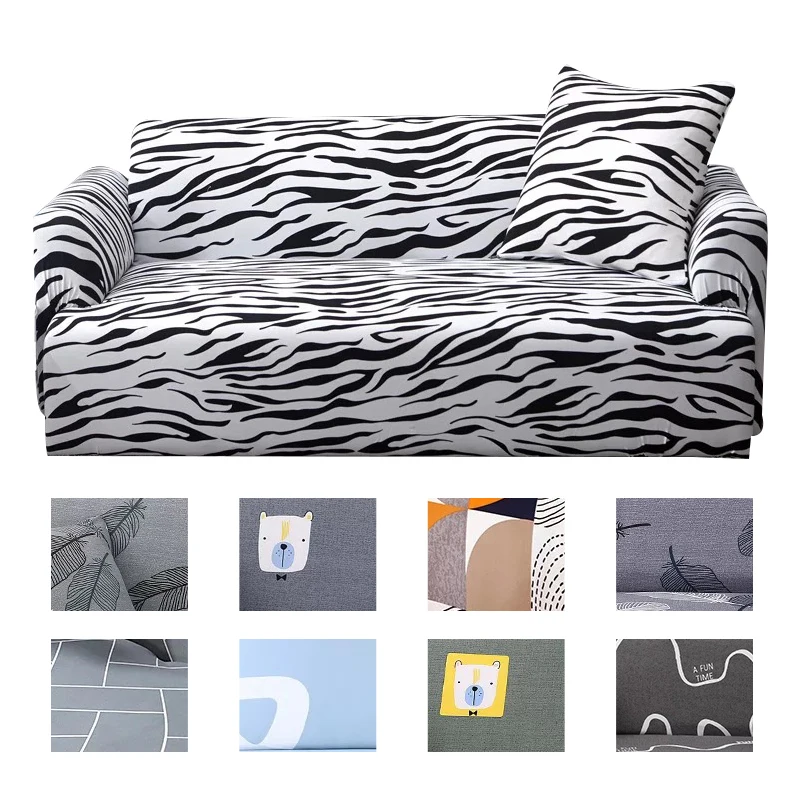 Эластичный чехол для дивана в виде животного L образные секционные регулируемые