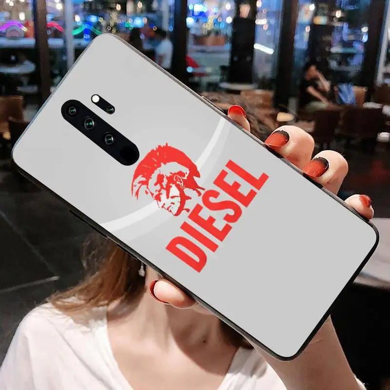 

Luxury brand DIESEL Phone Case for Redmi Note 9 8 8T 8A 7 6 6A Go Pro Max Redmi 9 K20 K30 Pro