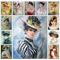 5d full square diamond painting embroidery cross stitch beautiful beauty lady hat girl sexy star 3d diy round drawing mosaic 579