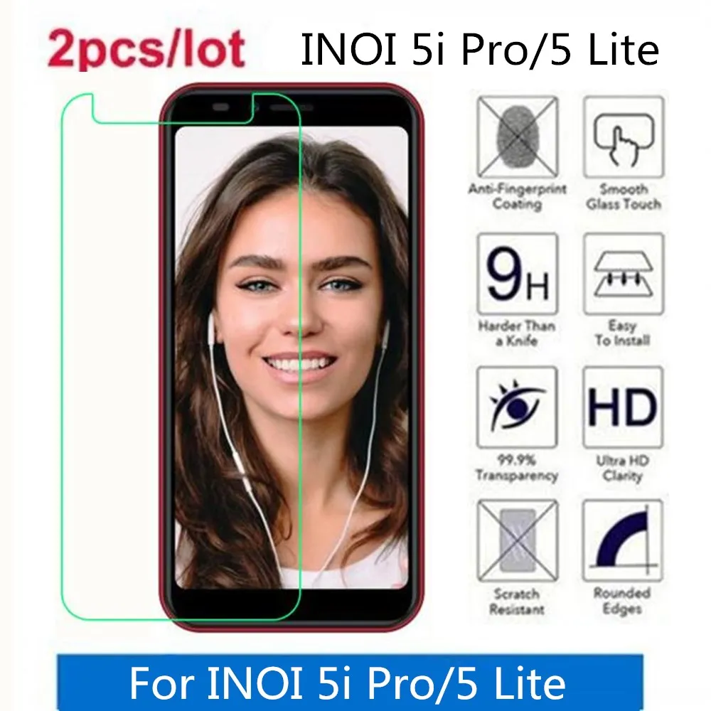 Закаленное стекло для INOI 5i Pro 2.5D Premium Защитная пленка экрана гусеницы 5 Lite защитная