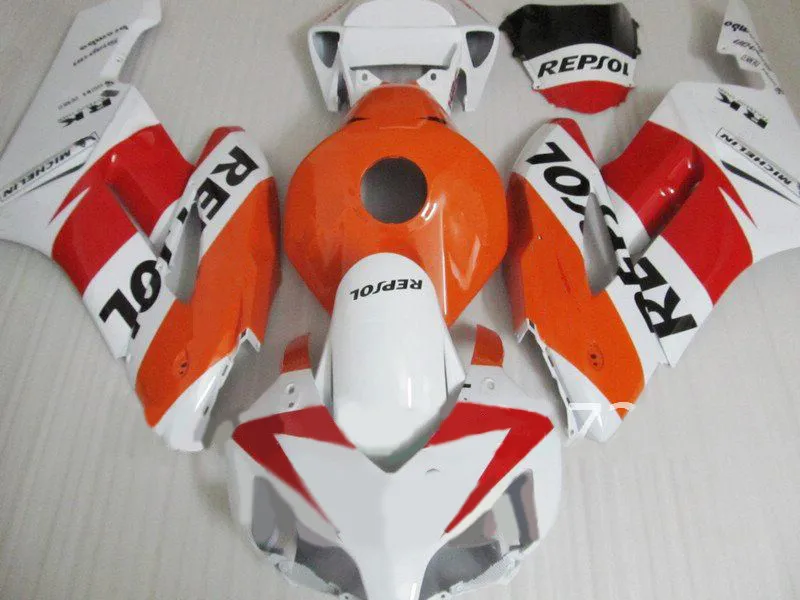 Комплект обтекателей для мотоцикла HONDA CBR1000RR 04 05 CBR 1000RR CBR1000 2004 2005 ABS белый и красный