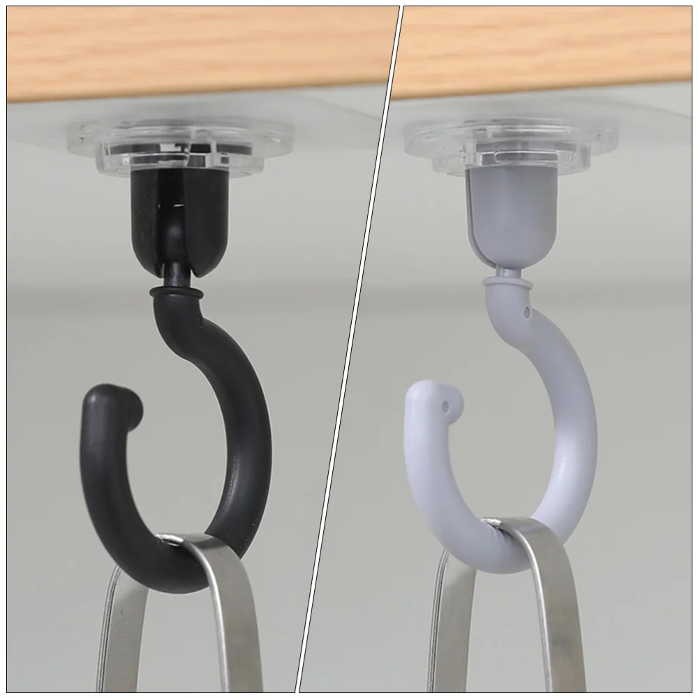 

8Pcs Multifunctional Adhesive Hooks Strong Sticky Household Hooks Ceiling Hooks