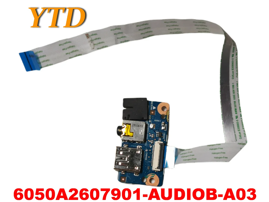 

Original for HP 350 G1 355 G2 Laptop USB Audio Board Cable 6050A2607901-AUDIOB-A03 tested good