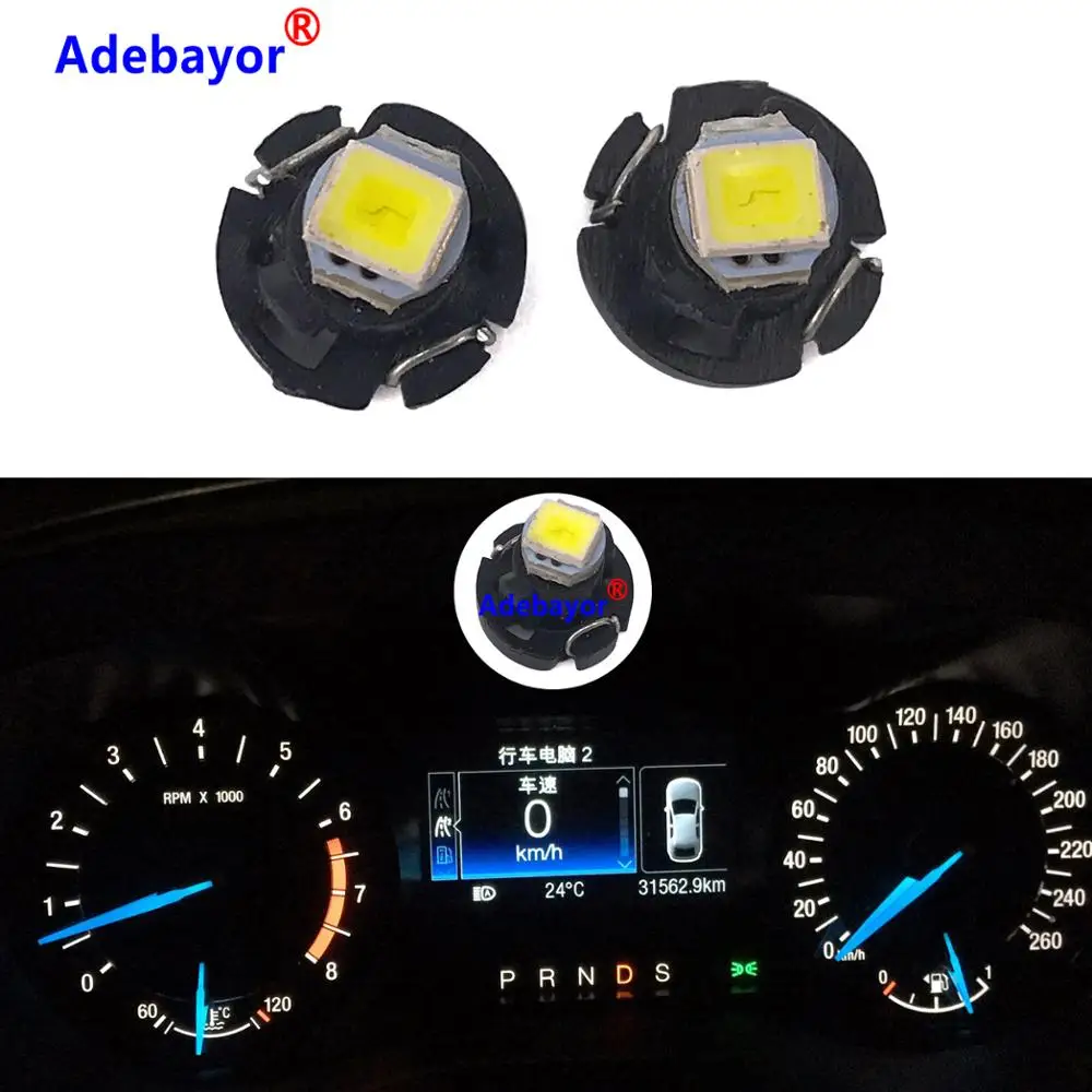 100 T3 светодиодный светильник 1 SMD автомобильный интерьерный приборной панели авто