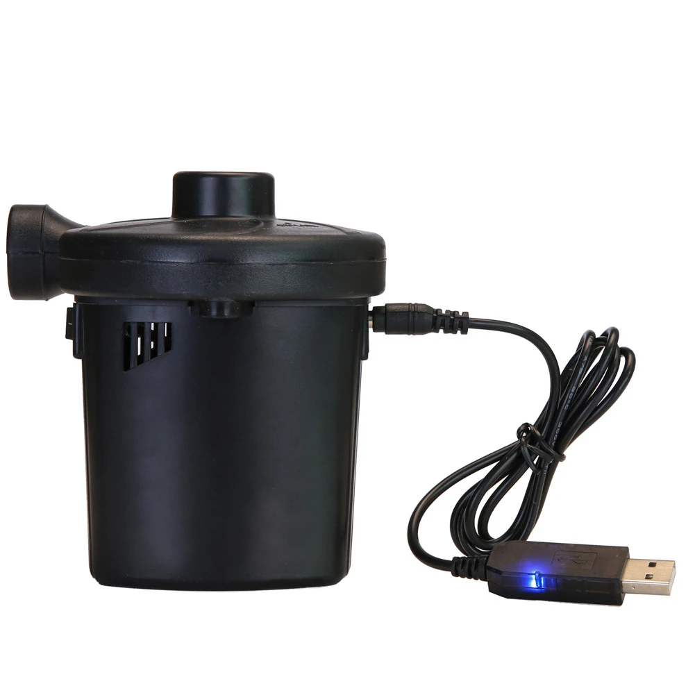 

Deflate USB Charging Quick Fill Practical Home With Nozzle Compressor Car Inflator Air Pump Electric For Boat Durable Portable