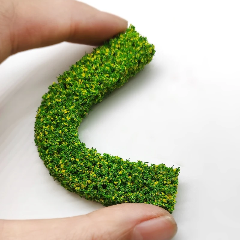 2pcs Shrub Strips Green Sand Table Miniature Model Simulation DIY Materials Grass Fence For Outdoor Indoor Building Diorama - купить по
