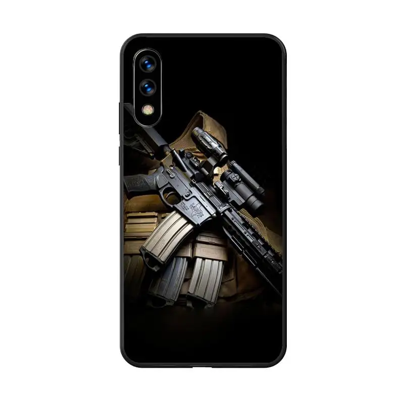 

Sniper Rifle Phone Case For Huawei Honor 8 X 9 10 20 V 30 Pro 10 20 Lite 7A 9lite Fundas Case