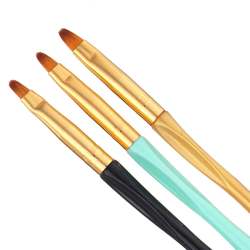 

3pcs Nail Brushes Drawing Kit Flower Line French Manicure Tool Nail Art Liner Painting Pen 3D Tips Acrylic UV Gel Brushes T0447