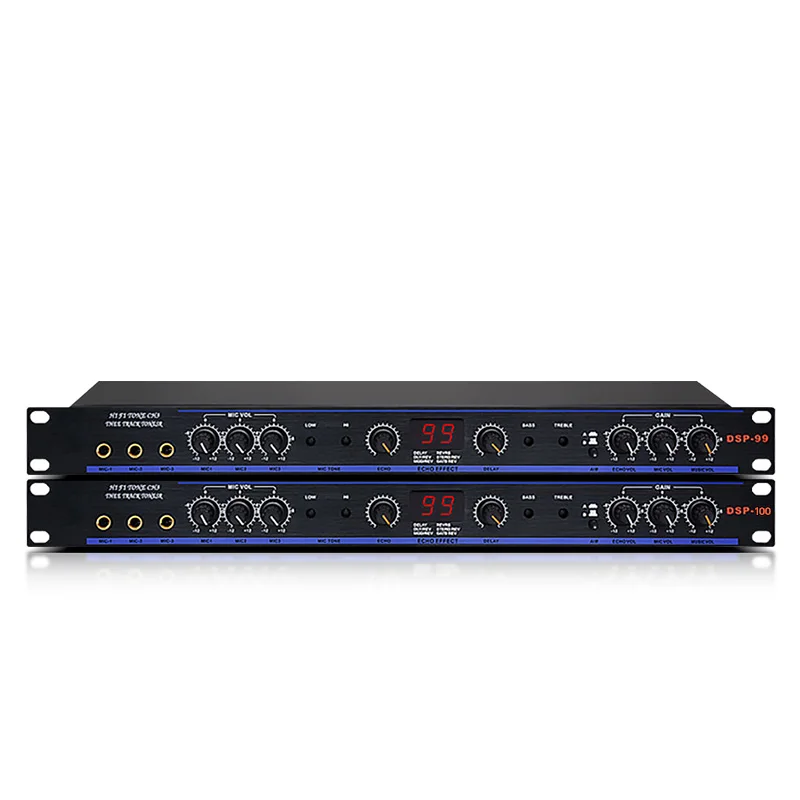 Профессиональный цифровой пре-сцена для караоке DSP99 DSP100