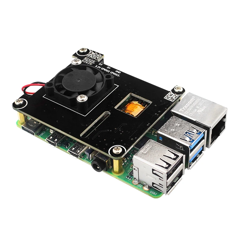 

Raspberry Pi Power Over Ethernet POE HAT Extension Board For Raspberry Pi 4B 3B 3B+