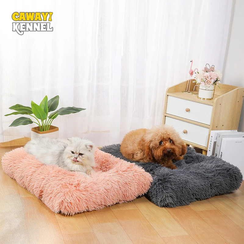 

CAWAYI KENNEL Dog Bed Pets House Mats Dog Accessories Products Warm Mat Bed for Dog Cats Small Animals cama perro mascotas D8014