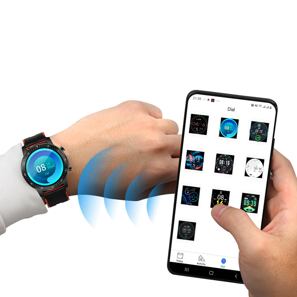 Sport Fitness Digital Watches for Android IOS Phone with Touch Screen Heart Rate Blood Pressure Monitor Pedometer Smart Watch | Наручные
