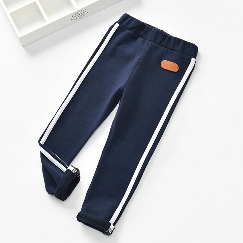 Детские модные штаны для девочек однотонные детские спортивные Леггинсы в