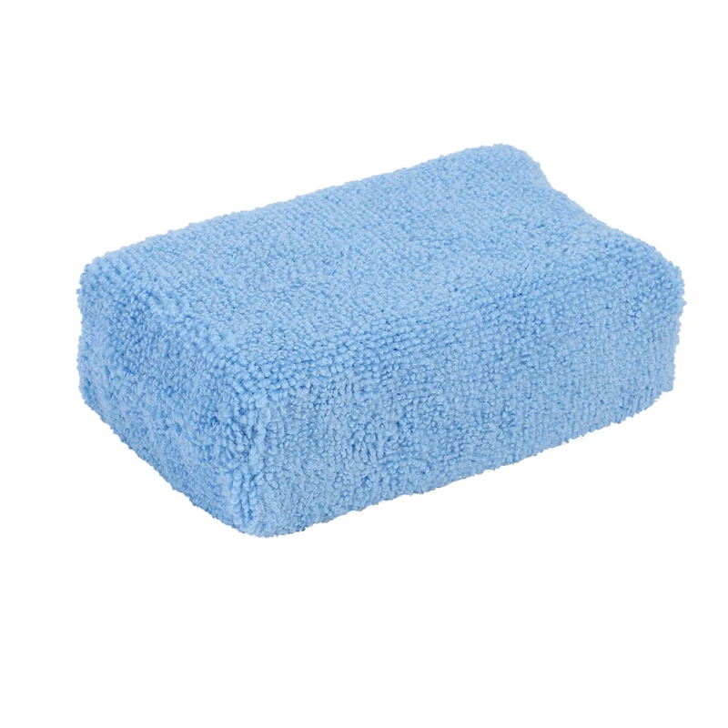 

Восковые Аппликаторы-упаковка 0f 10, губки для автомобильного детейлинга, моющиеся мягкие пенные накладки для полировки (синий)