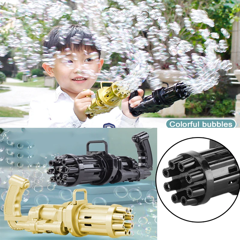 

Kids Toy Bath Toys Summer Electric Bubble Plastic Machine Bubble Toy Gun Children Automatic Bubble Blowing Toy Gun Child Gift
