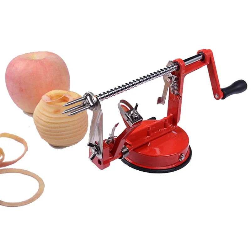 

3 in 1 Steel Fruit Potato Apple Machine Peeler Corer Slicer Cutter Bar Home Hand-cranked Clipping