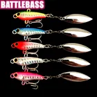 Модные металлические приманки с 3d-глазами, 10152235 г, вибрирующие приманки Vib Blade Тонущая приманка, искусственные приманки для окуня, щуки, окуня, 5 цветов