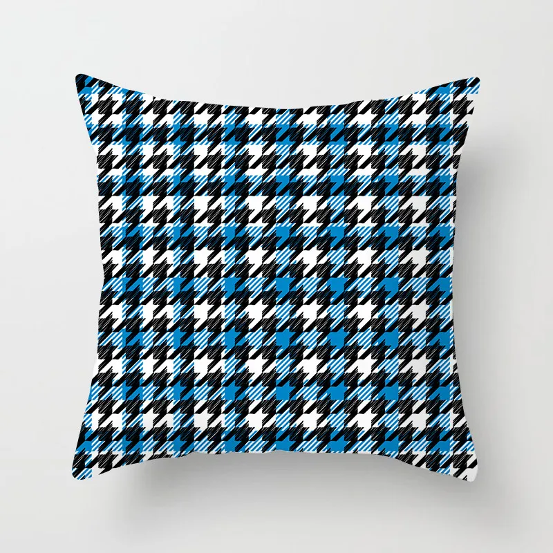 Fuwatacchi нескончаемая клетчатая наволочка в полоску шотландская подушка клетку для