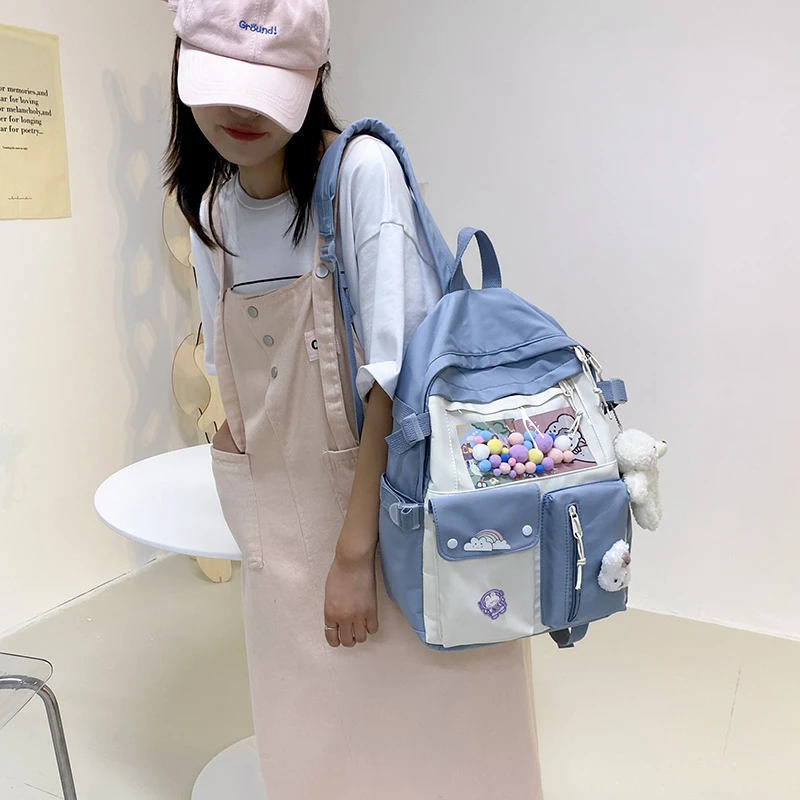 

Harajuku Backpack for Girls Female Kawaii Book Fashion Cute Ladies Bag New Arrival Backpack Student Women School Bag Laptop