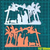 religious metal cutting dies cut die jesus bless gift to people diy etched scrapbook paper craft knife mould blade punch stencil