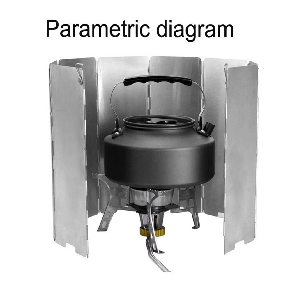 

Ветрозащитный экран из алюминиевого сплава для газовой плиты