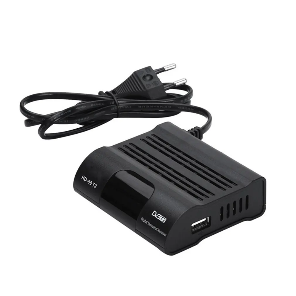 

DVB-T2 TV Receiver Set Top Box High Definition 1080P Digital Decoder TV Receiver Set Top Box + Remote Controller