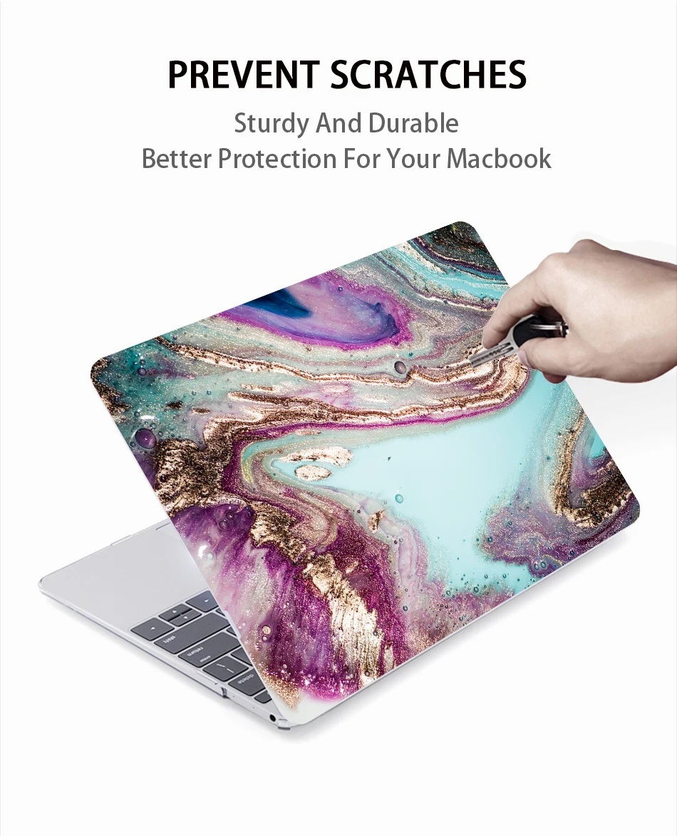 MTT чехол для Macbook Pro 13 15 с сенсорной панелью мраморный Жесткий Чехол для mac book Air Pro retina 11 12 13 15 дюймов чехол для ноутбука
